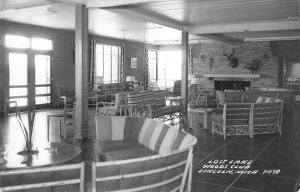 Lincoln, Michigan RPPC LOST LAKE WOODS CLUB Interior Golf Course 1957 Postcard