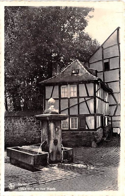 Vieux Coin en rue Haute Stavelot Belgium Unused 