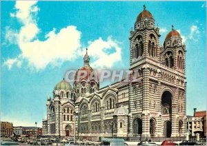 Modern Postcard The Gate of the French Riviera Marseille (B R) The Cathedral