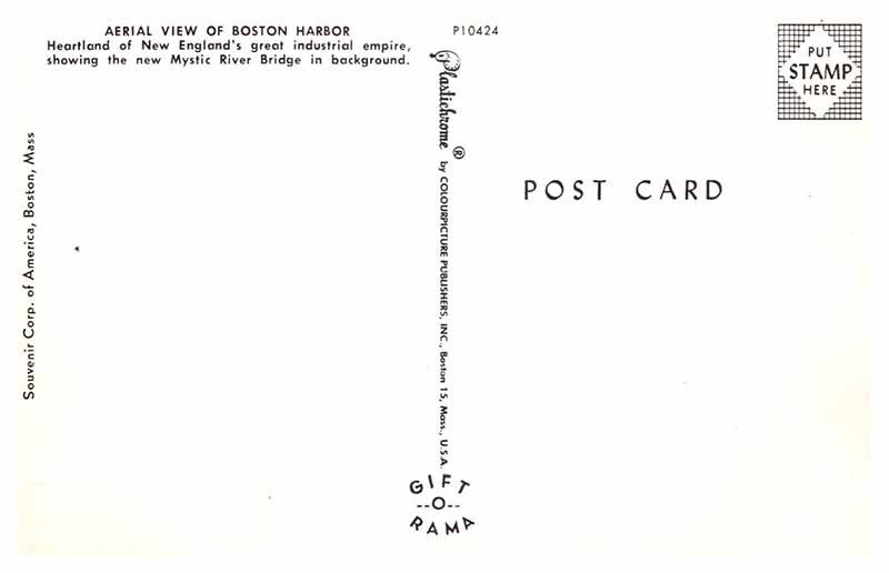Postcard BRIDGE SCENE Boston Massachusetts MA AS3280