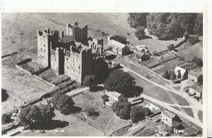 Yorkshire Postcard - Bolton Castle from The Air - Real Photograph - Ref 21150A