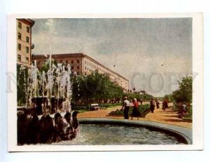 181735 Russia Stalingrad Volgograd Lenin Avenue postcard