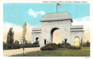 LAWRENCE, Kansas KS   HASKELL COLLEGE STADIUM   ca1920's Vintage Postcard