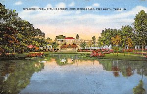 Botanic Garden Reflection Pool - Fort Worth, Texas TX  