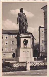 Austria Salzburg Mozartdenkmal Real Photo