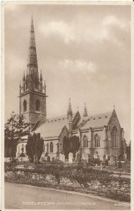 Wales Postcard - Bodelwyddan [Marble] Church - Denbighshire  2576