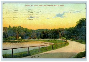 C.1907 Spot Pond, Middlesex Fells, Mass. Postcard P175 