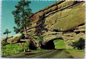 Postcard - Tunnel, Park of the Red Rocks in Denver Mountain Parks - Colorado