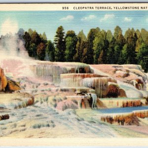 1932 Yellowstone National Park Cleopatra Terrace Mammoth Hot Springs UNP PC A250