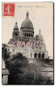 Old Postcard Paris The Sacre Coeur of Montmartre