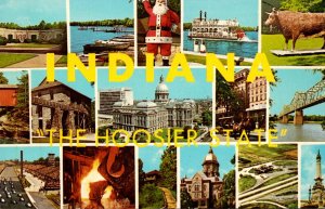 Indiana Greetings With Multi View Of The Hoosier State