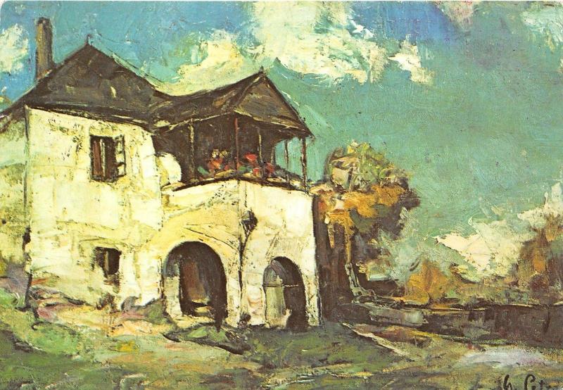 B19335 Art Painting Romania Gheorghe Petrascu