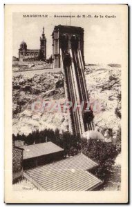 Old Postcard Marseille Elevators Guard