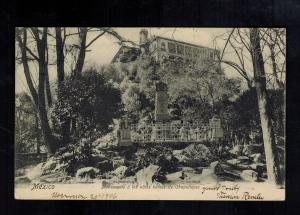 1906 Mexico City Real Picture RPPC Postcard Cover to USA Monument Ninos Heroes