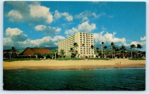 2 Postcards ROYAL LAHAINA BEACH HOTEL, Maui Hawaii HI ~ SWIMMING POOL 1960s-70s