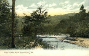 West River - Townshend, Vermont VT Postcard