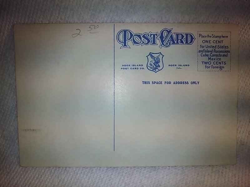 Ship Excursion Steamer Capitol On Mississippi River Vintage Postcard