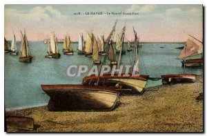 Old Postcard Le Havre New Avant Port Boat