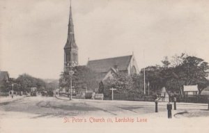 St Peters Church Lordship Lane Antique Postcard