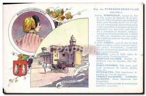 Old Postcard Pyrenees Orientales Perpignan