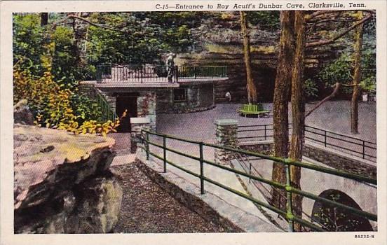 Tennessee Clarksville Entrance To Roy Acuffs Dunbar Cave