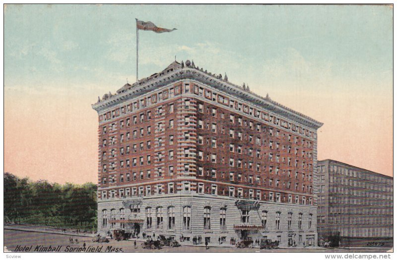 SPRINGFIELD, Massachusetts, 1900-1910's; Hotel Kimball