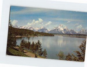 Postcard The Teton Range, Grand Teton National Park, Wyoming