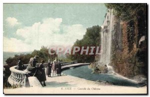 Postcard Old Nice Cascade du Chateau