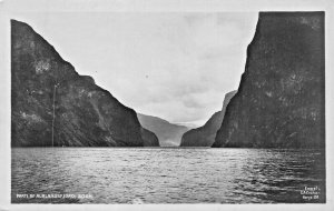 PARTI AF AURLANDSFJORD SOGN NORWAY~C A ERICHSEN PHOTO POSTCARD