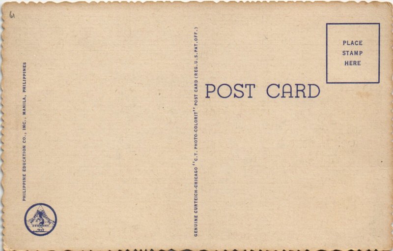 PC PHILIPPINES, MANILA, CITY HALL, Vintage Postcard (b42926)
