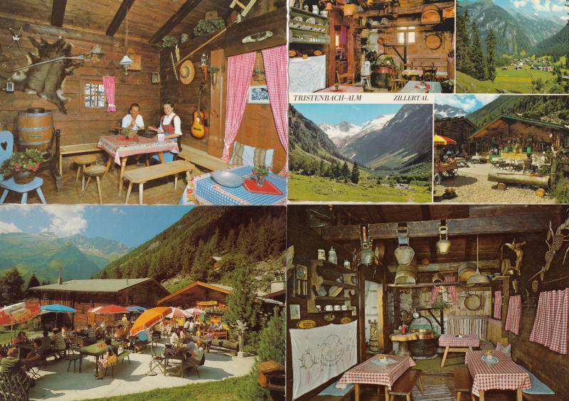 Jausenstation Tristenbach Tirol Hotel 4x Austria Postcard s