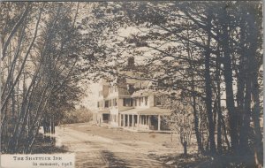 RPPC Postcard The Shattuck Inn Summer 1918 Jaffrey NH