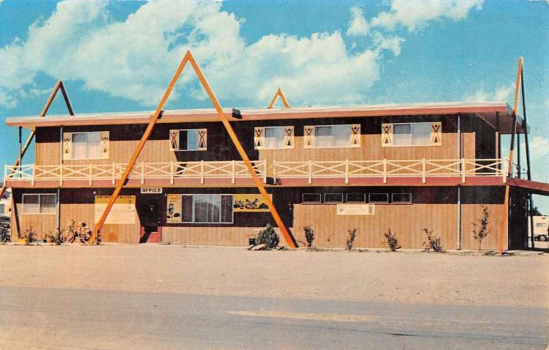 Casper Wyoming Koa Kampground Office Building Antique Postcard K11370