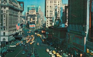 USA Times Square New York City Vintage Postcard 07.81