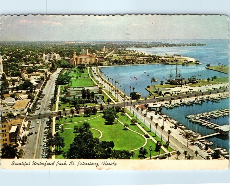 c1970s St. Petersburg, FL Waterfront Park Tampa Bay Vinoy Park Hotel 4x6 PC M14