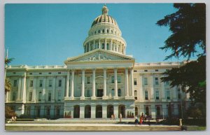 Government Building~State Capitol From Staircase Sacramento CA~Vintage Postcard