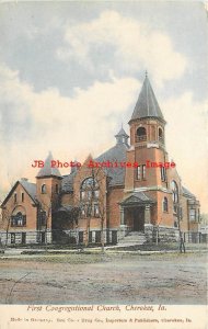 IA, Cherokee, Iowa, First Congregational Church, Red Cross Pub