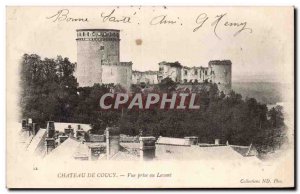 Chateau Coucy - Seen from the Levant - Old Postcard