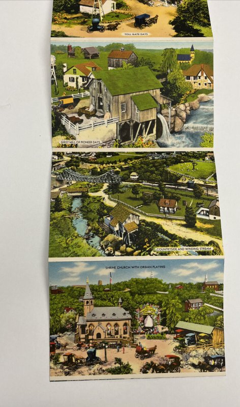 AAA Greetings from Roadside  America Recommended Attractions Postcard Folder