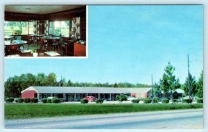 OLANTA, South Carolina SC ~ Roadside OLANTA MOTEL Florence County 1960s Postcard