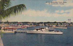 Florida Fort Lauderdale Bahia Mar Yacht Basin Curteich