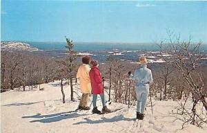 ME, Camden, Maine, Penobscot Bay from Summit, Snowbowl, Ragged Mountain, Dexter