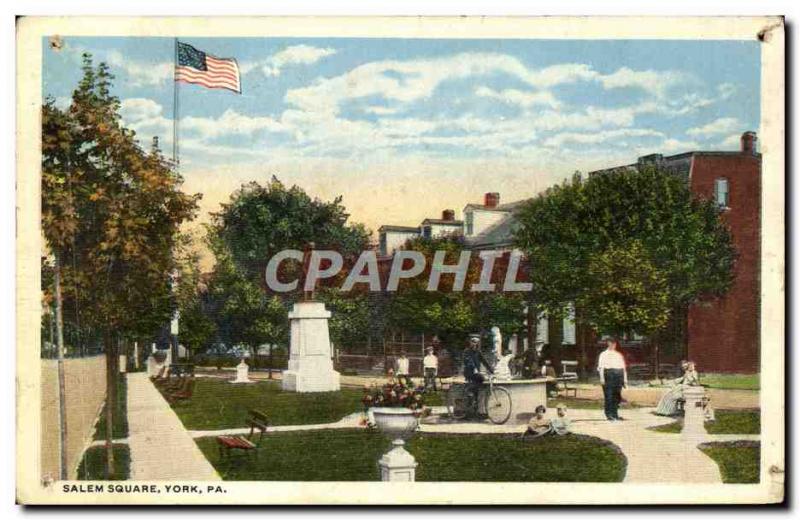 Postcard Old Salem York Square Pa