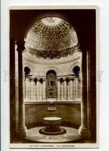 289297 UK Northern Ireland BELFAST cathedral Baptistery Vintage photo postcard