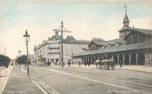 Copenhagen Denmark~Østbanegaarden-The East Station Postcard by Alex Vincents