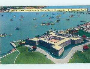 Pre-1980 AERIAL VIEW St. Augustine Florida FL hp7046