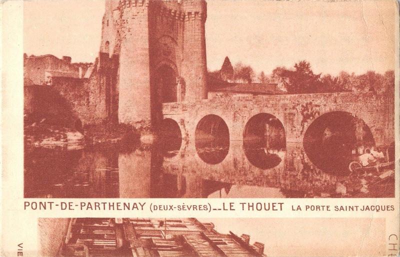 BF7396 pont de parthenay deux servres le thouet la port france      France