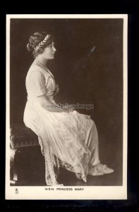 r3876 - Princess Mary in Evening dress & Tiara - No.3658 - Tuck's postcard