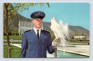 Cadet Falconer US Air Force Academy Colorado Springs CO Chrome Postcard E16