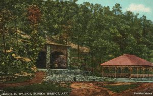 Vintage Postcard Magnetic Springs Eureka Springs Arkansas AR C. T. American Art